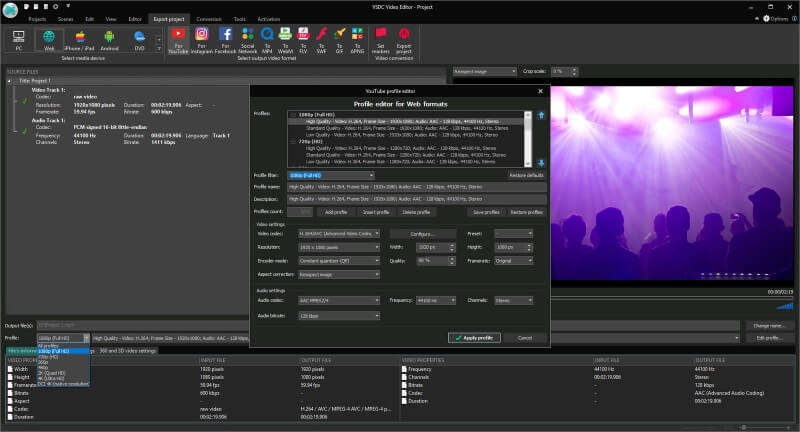 Скриншот VSDC Video Editor