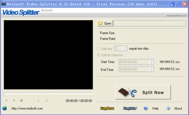 Скриншот BoilSoft Video Splitter 3