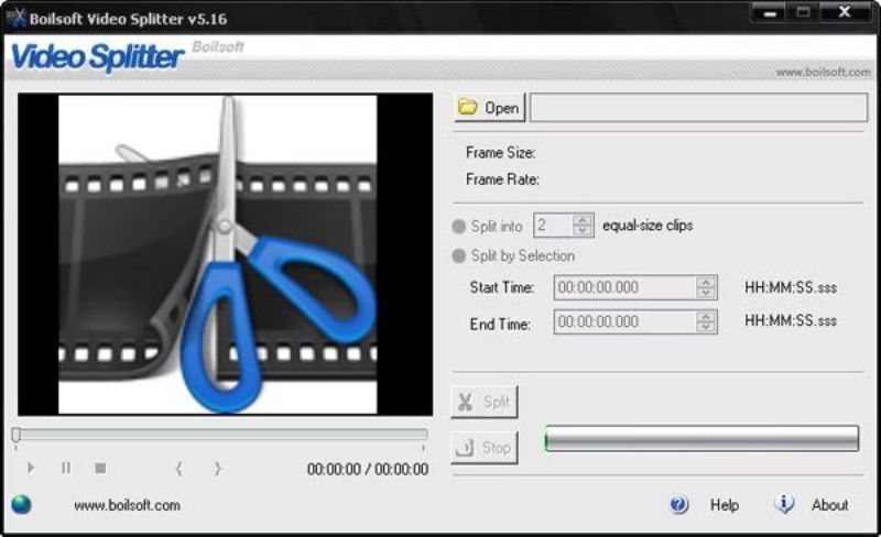 Скриншот BoilSoft Video Splitter 5