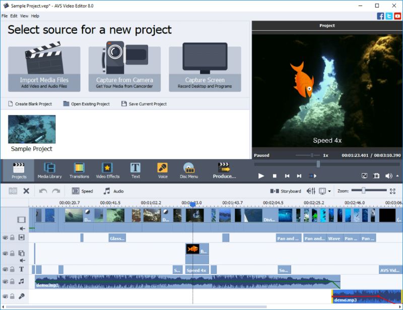 Скриншот AVS Video Editor 4