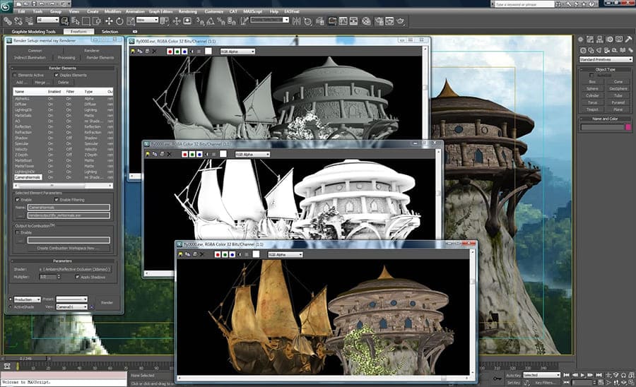 Скриншот Autodesk 3ds Max