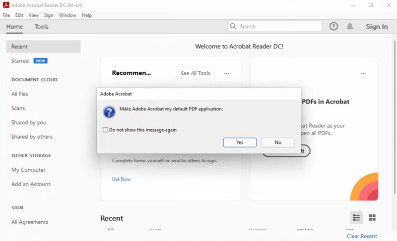 Скриншот Adobe Acrobat Reader