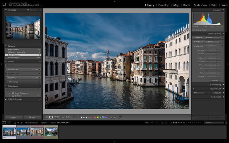 Скриншот Adobe Photoshop Lightroom