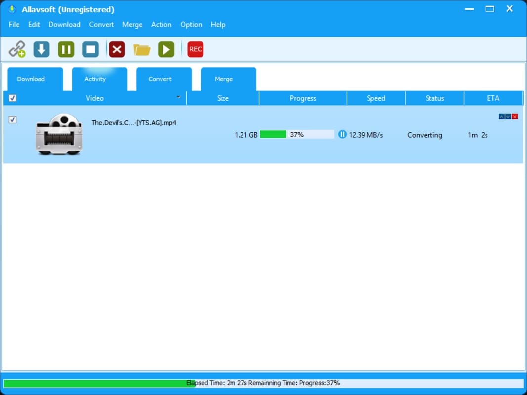 Скриншот Allavsoft Video Downloader Converter