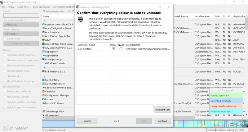 Bulk Crap Uninstaller скриншот