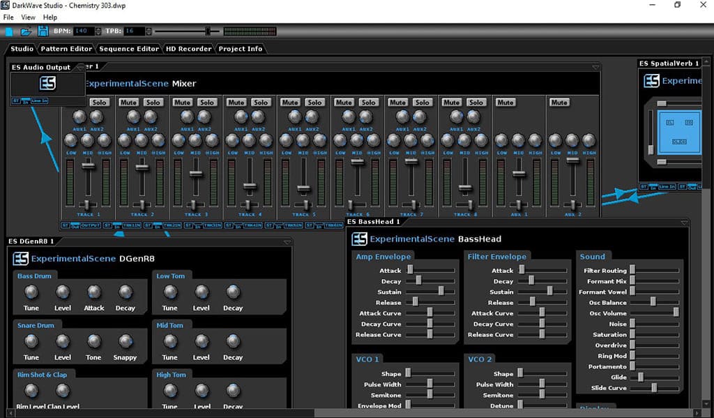 Скриншот Darkwave Studio