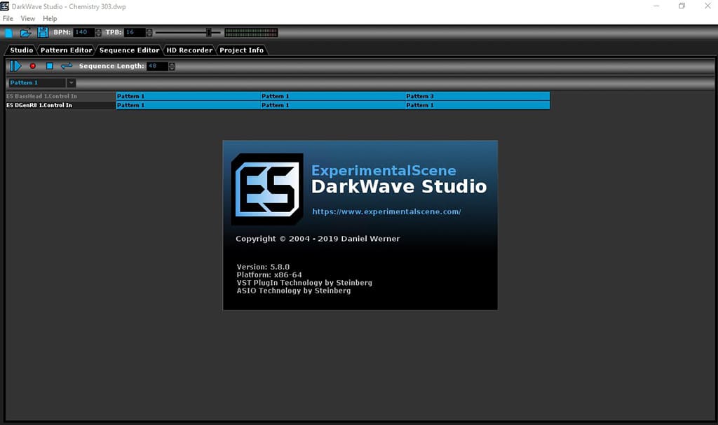 Скриншот Darkwave Studio