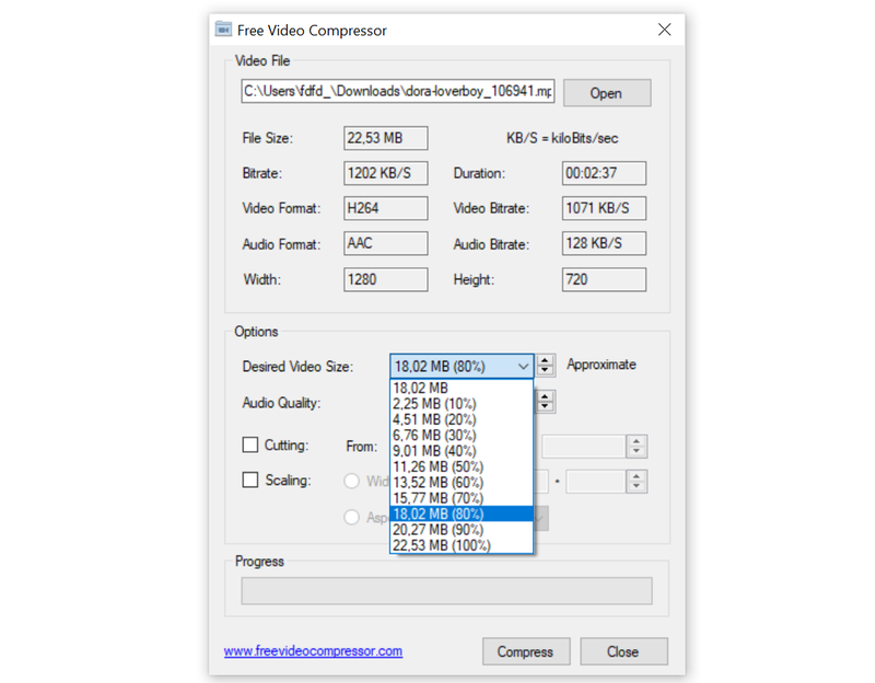 Free Video Compressor скачать на русском