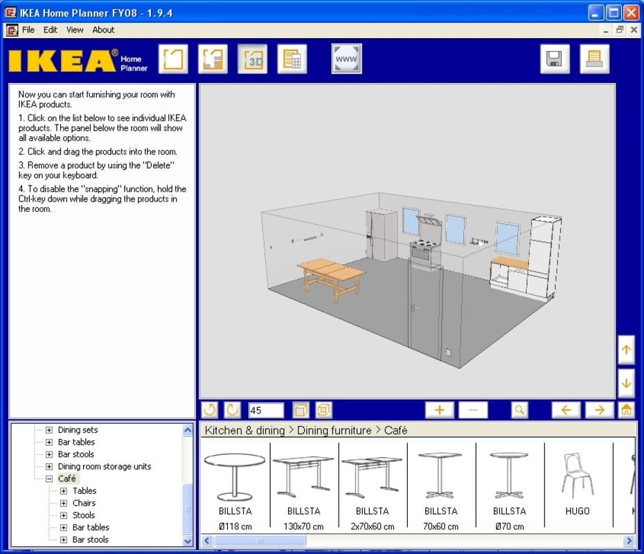 Скриншот IKEA Home Planner