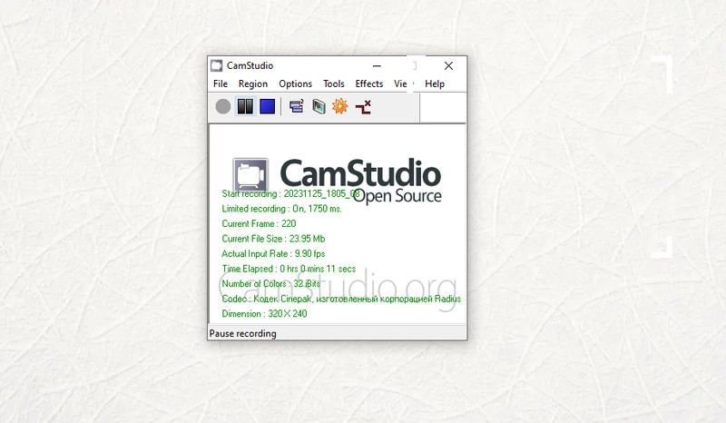 приложение CamStudio