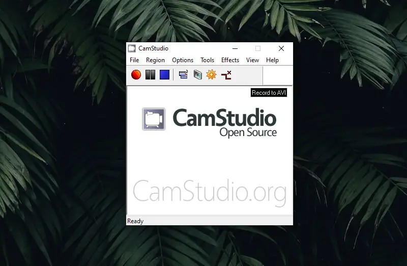 запись экрана в программе CamStudio