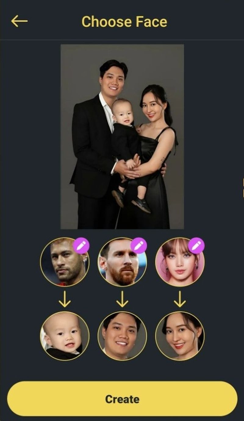 загрузка 3х фото для изменения