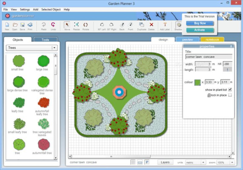 скриншот Garden Planner