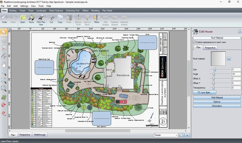 скриншот Realtime Landscaping Architect