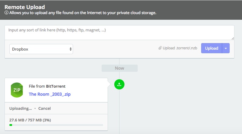 Upload Remote