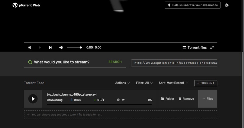 uTorrent Web
