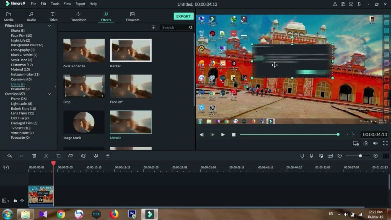 Скриншот Wondershare Video Editor