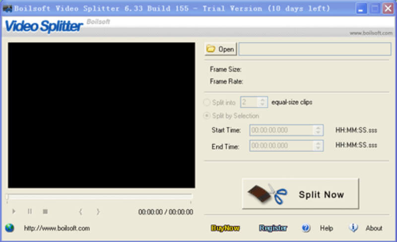 Скриншот Boilsoft Video Splitter
