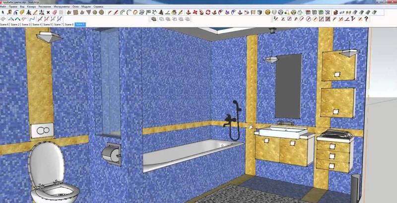 скриншот Google Sketchup