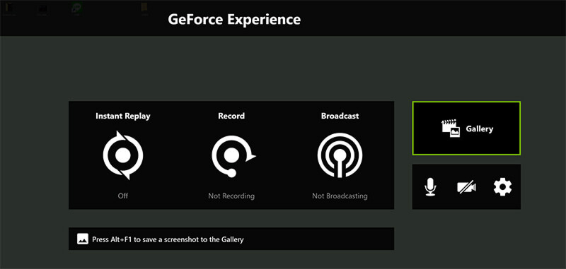 скриншот программы NVIDIA ShadowPlay