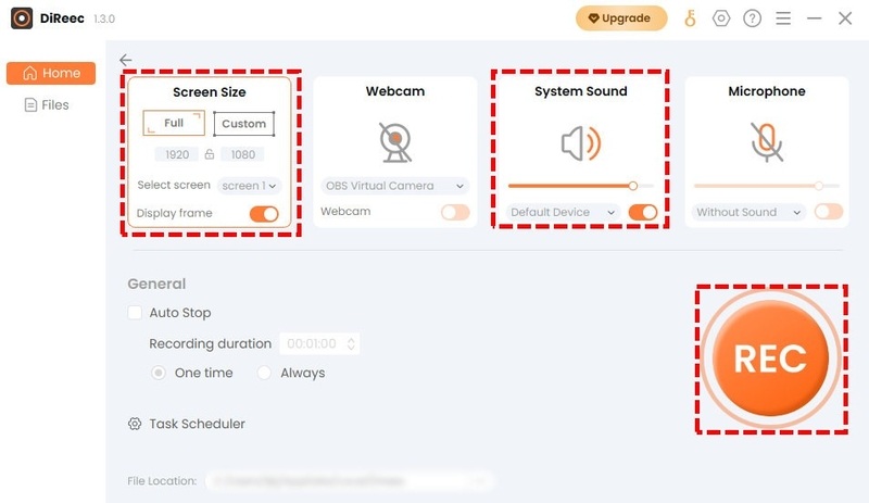DiReec Screen Recorder