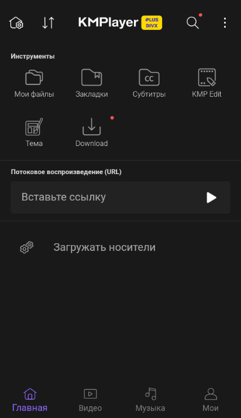 Скриншот программы KMPlayer