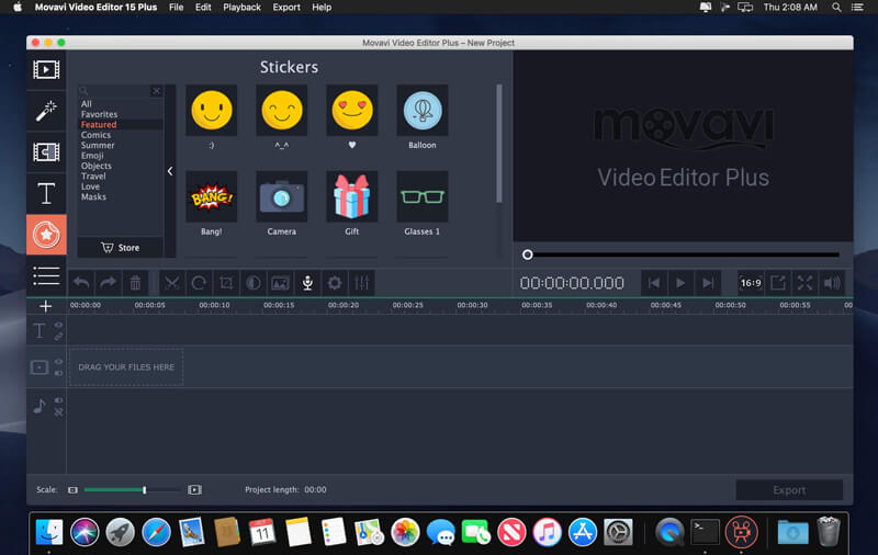 Скриншот Movavi Video Editor