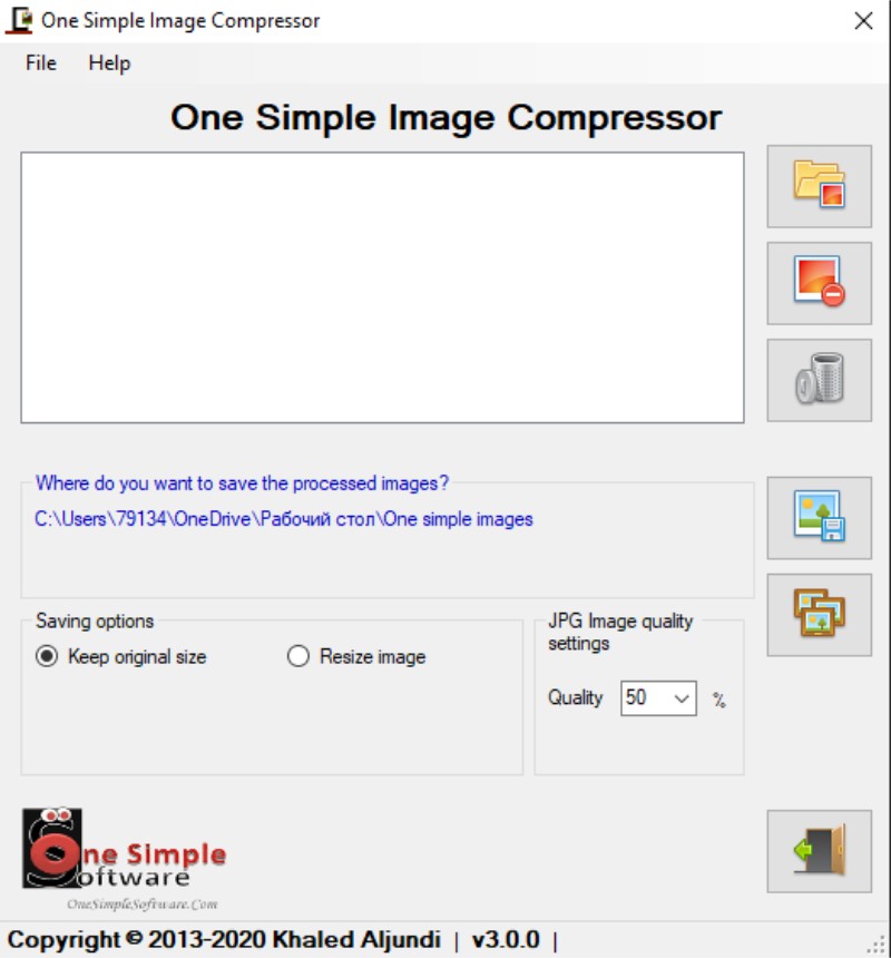 One Simple Image Compressor 1