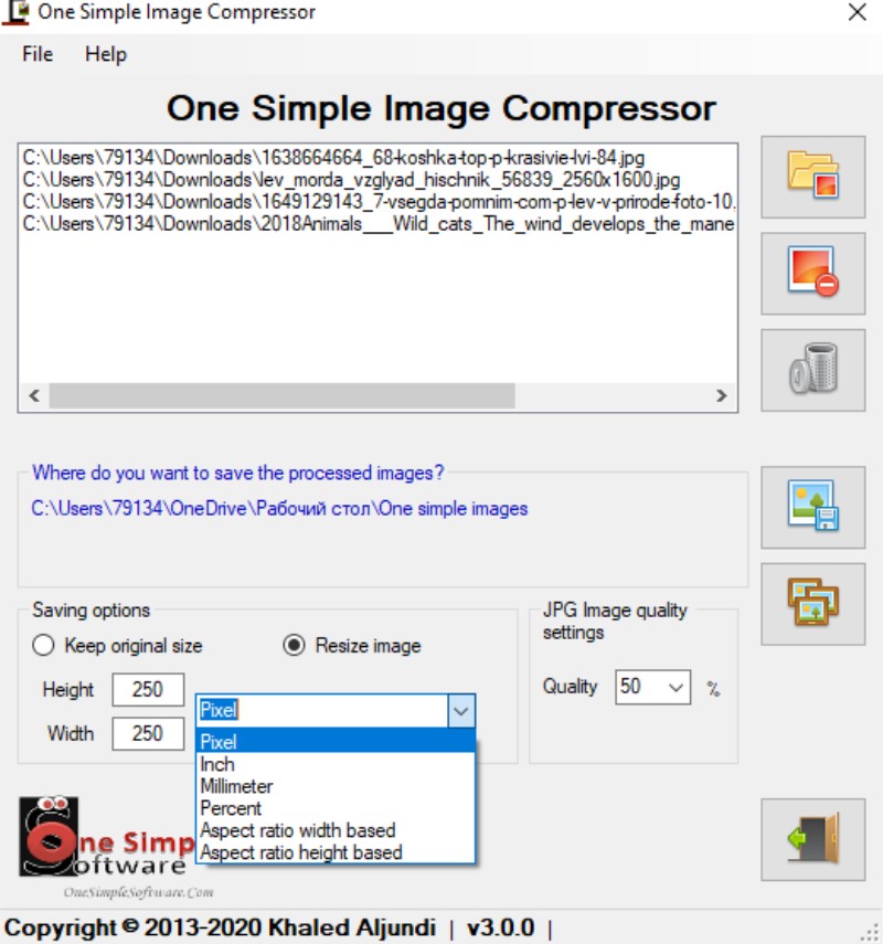 One Simple Image Compressor 2