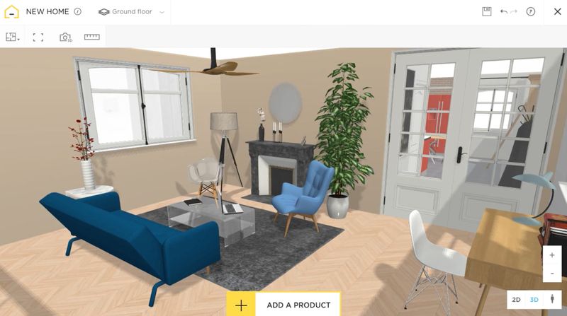 интерфейс HomeByMe