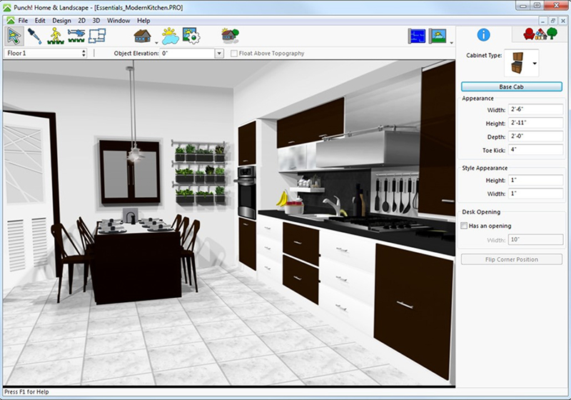 ПО для моделирования и проектирования кухни