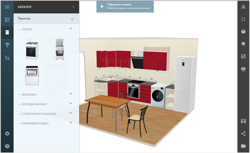 кухонный онлайн-конструктор