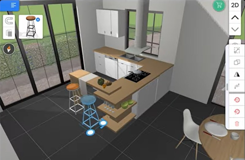 мобильное приложение для моделирования кухни