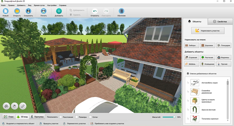 моделирование беседки