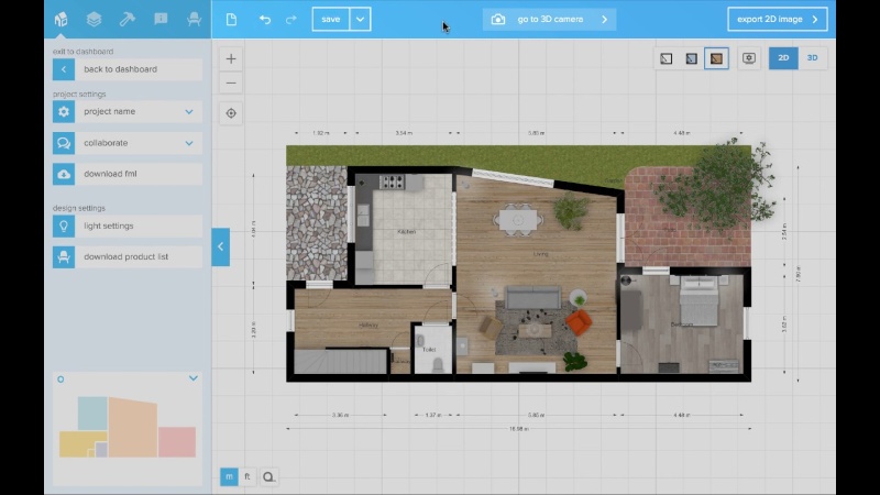 скриншот FloorPlanner