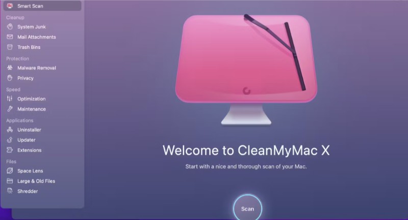 Скриншот CleanMyMac