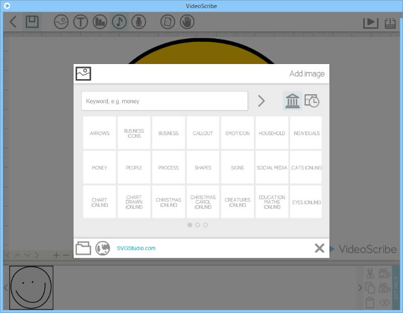 Скриншот программы для создания презентаций