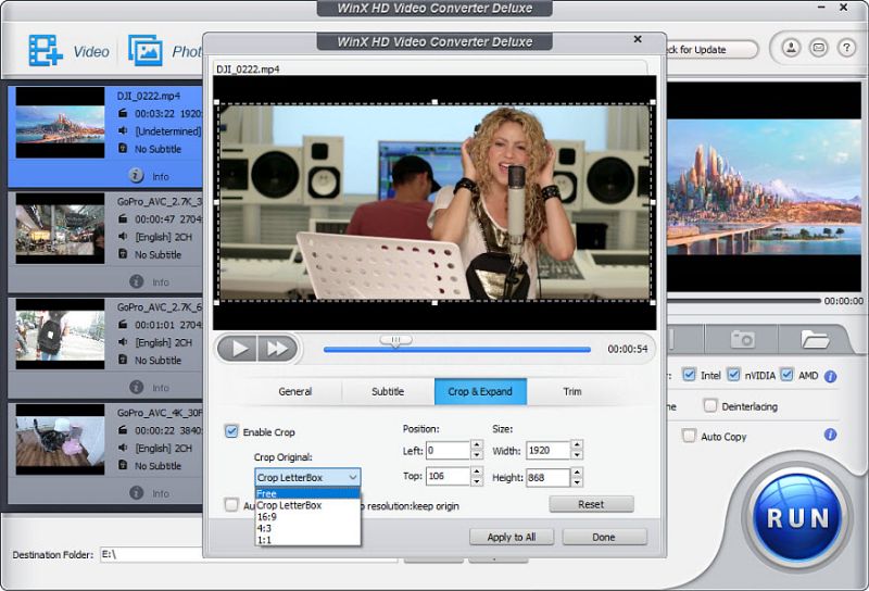 Скриншот Winx Video Converter 5