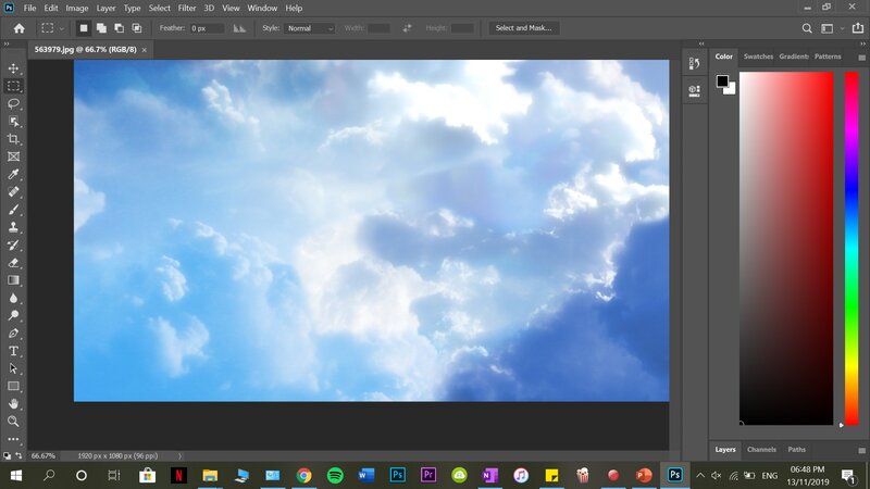 Скриншот Adobe Photoshop 4