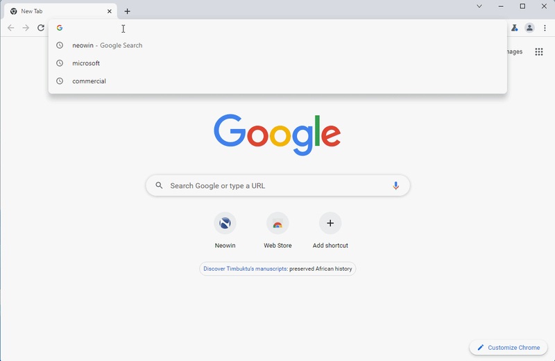 Скриншот Google Chrome
