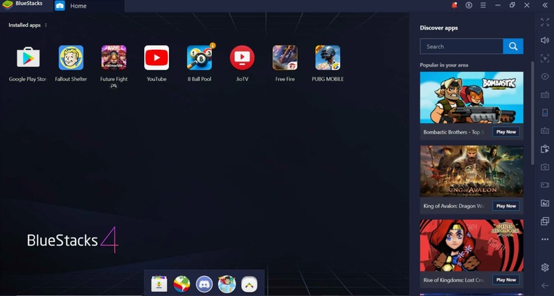 Скриншот BlueStacks