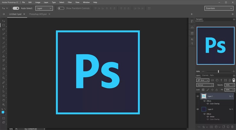 Скриншот Adobe PhotoShop