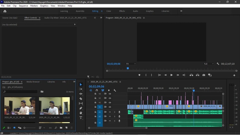 Скриншот Adobe Premiere Pro
