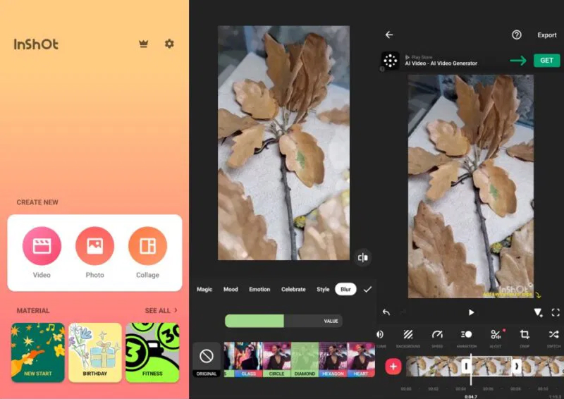 мобильное приложение для редактирования видео