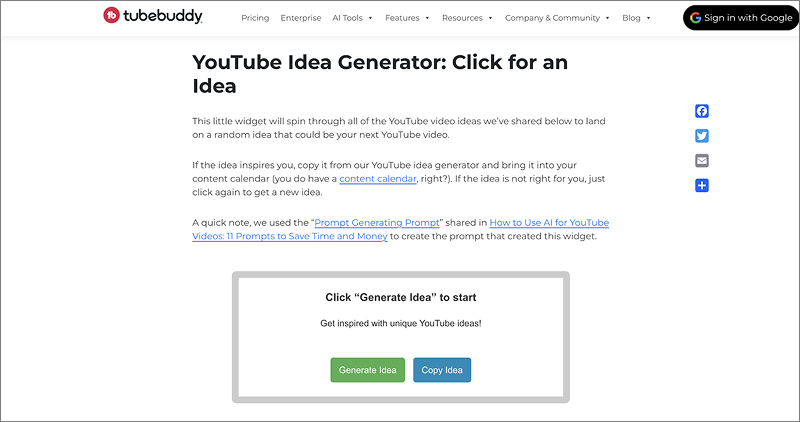 интерфейс TubeBuddy