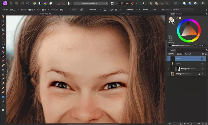 Скриншот Affinity Photo