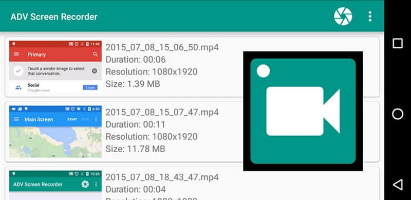 интерфейс программы ADV Screen Recorder