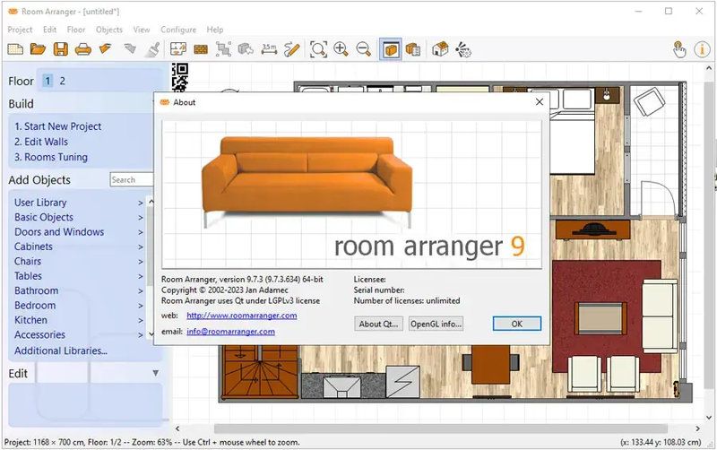 полная версия Room Arranger