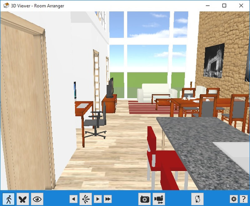 интерфейс программы Room Arranger