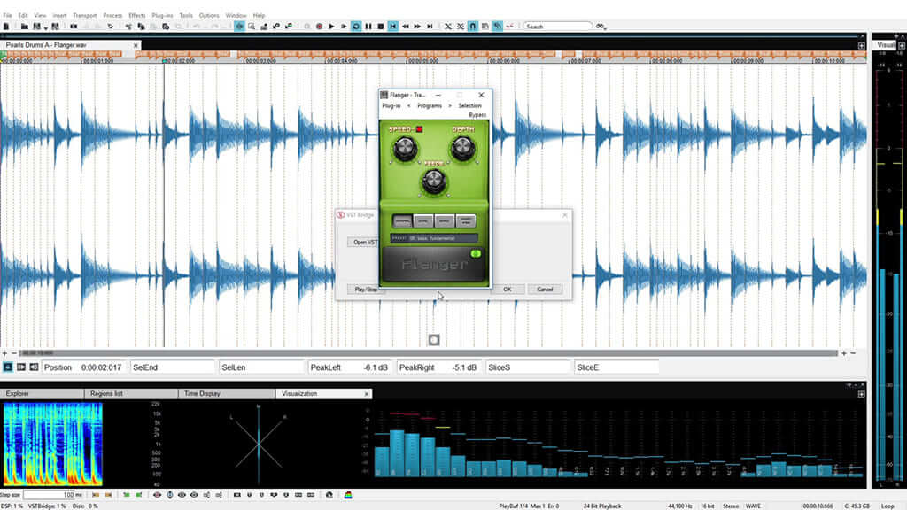 Скриншот Sound Forge
